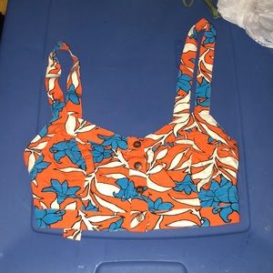 Tropical Crop top (S)